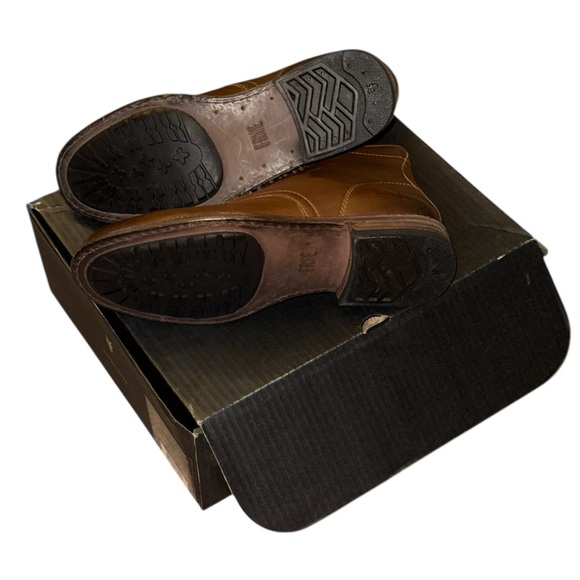 Frye Men's Cognac Leather Boots - Picture 2 of 4